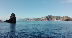 vulcano con bambini