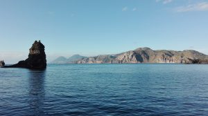 vulcano con bambini