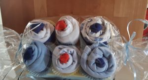 Cup cake con body e calzini