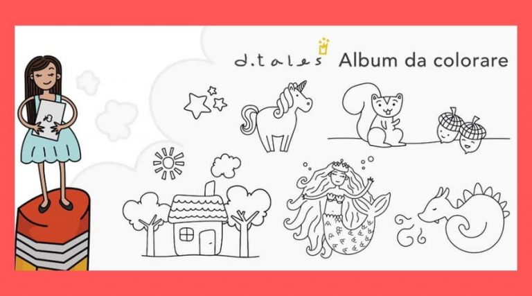 Album da colorare per i bambini in quarantena