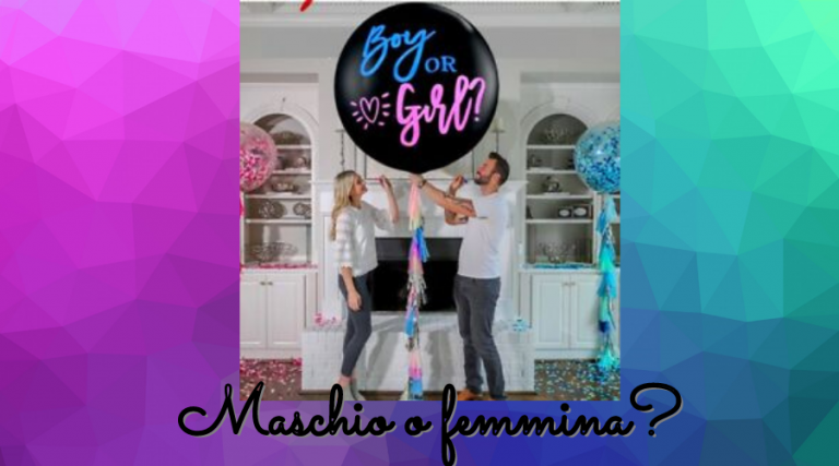 baby shower maschio o femmina