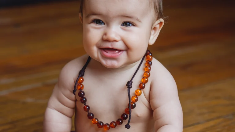 collana d'ambra benefici neonato