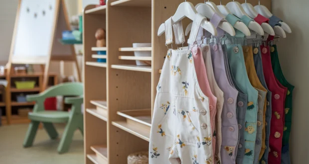 grembiuli asilo in cotone biologico