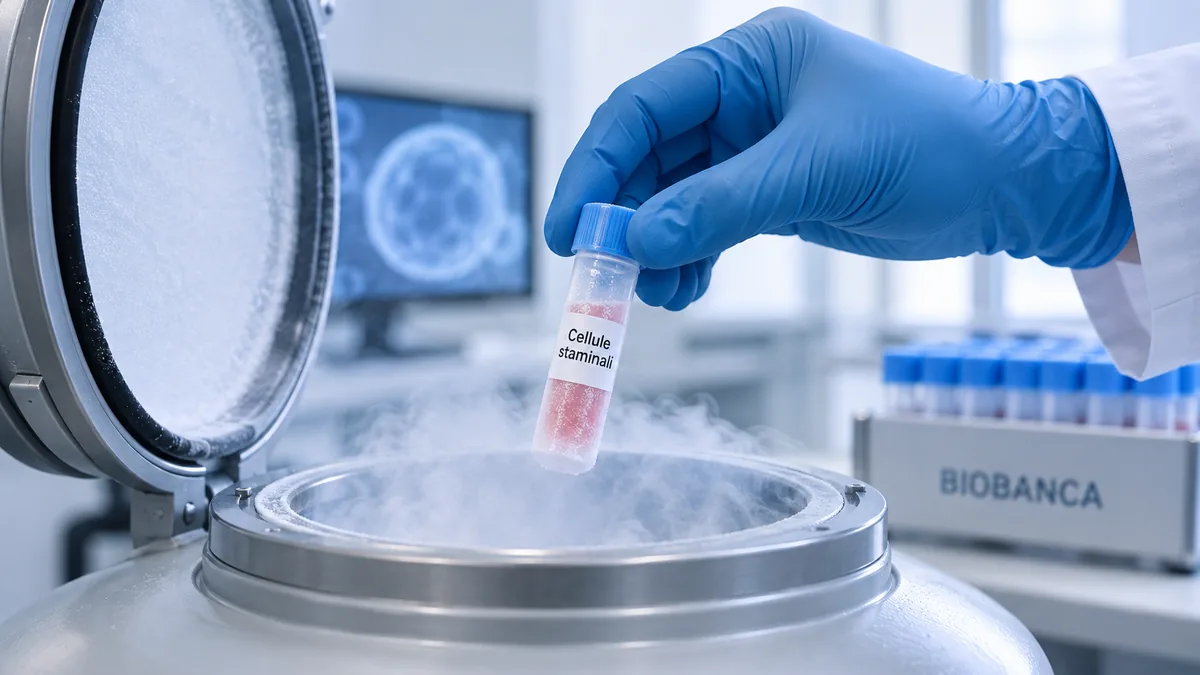 crioconservazione delle cellule staminali