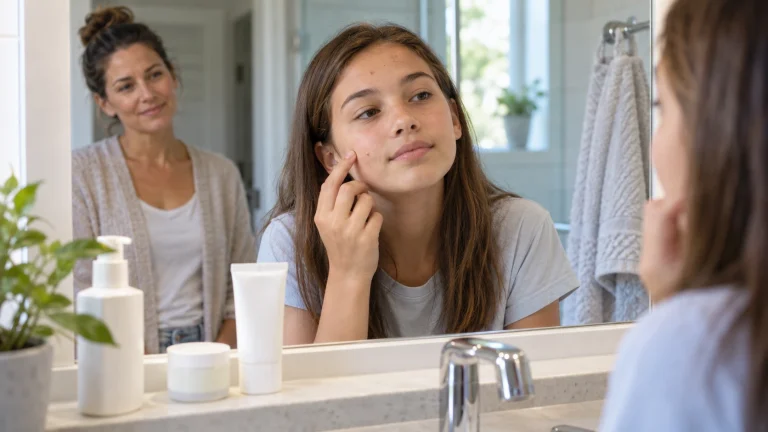 acne e skincare nei preadolescenti
