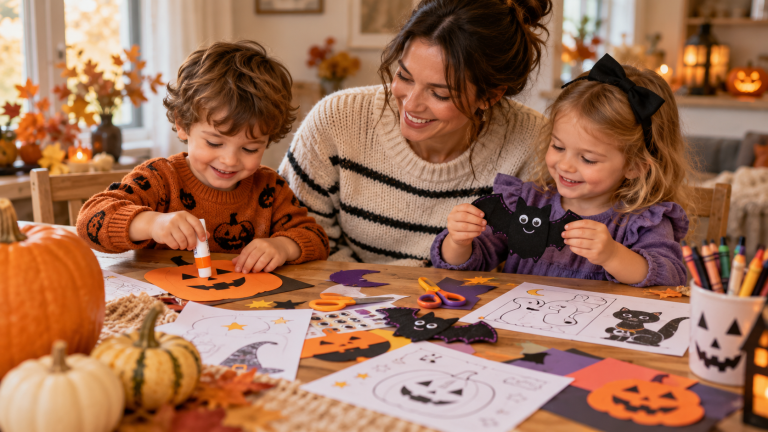 Halloween per bambini piccoli lavoretti